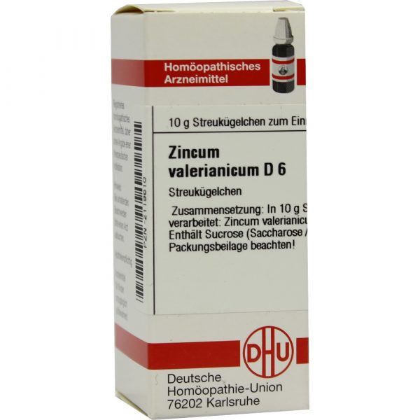 Zincum Valerianicum D 6 Globuli 10 gr