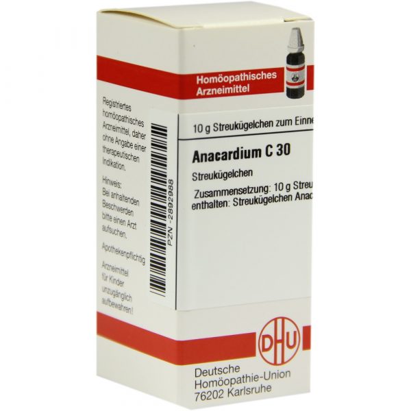 Anacardium C 30 Globuli 10 gr