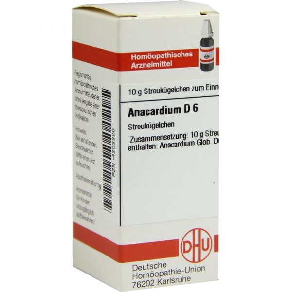 Anacardium D 6 globuli