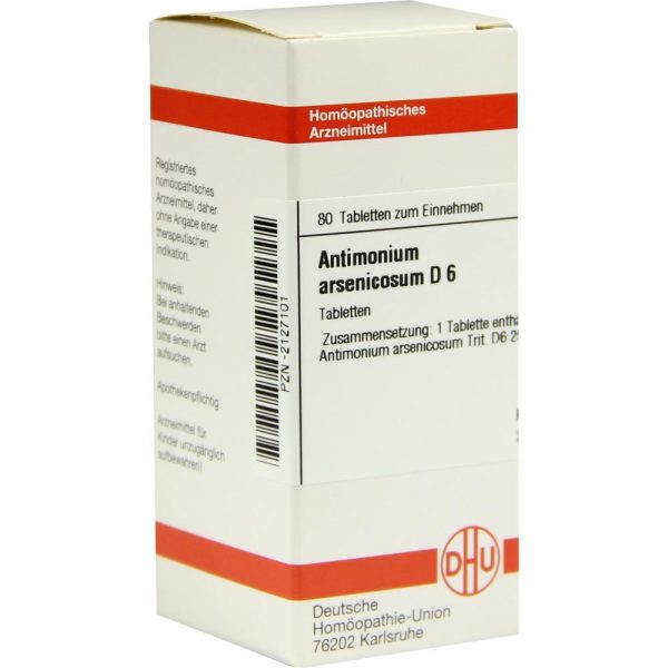 Antimonium Arsenicosum D 6 80 compresse