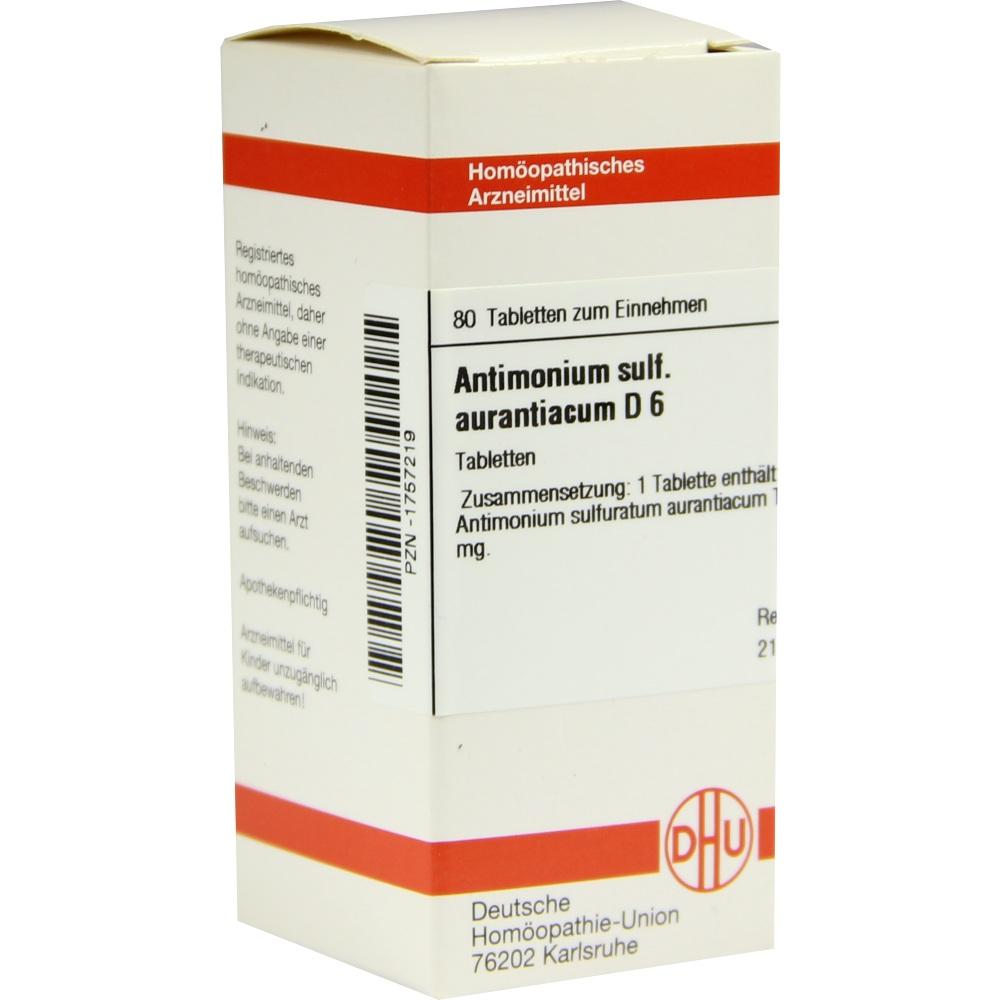 Antimonium sulfuratum Aurantiacum D 6 compresse - Erbofarma farmaci ...