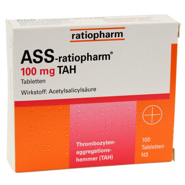 ASS-Ratiopharm 100MG TAH – 50 CPS
