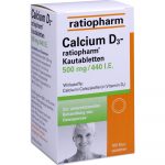 CALCIO Ratiopharm D3 COMPRESSE MASICABILI - 100 PZ