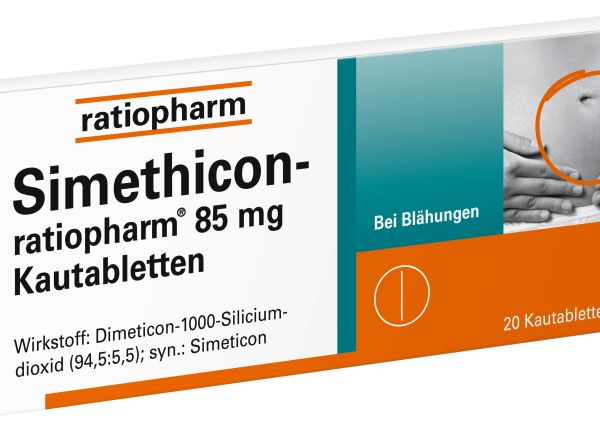 SIMETHICON Ratiopharm 85 MG CPS MASTICABILI – 20 PZ