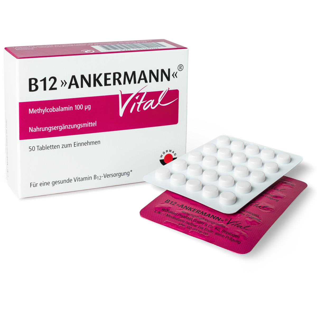 B12 Ankermann Vital compresse 100 pz - Erbofarma farmaci, generici,  omeopatici e integratori alimentari