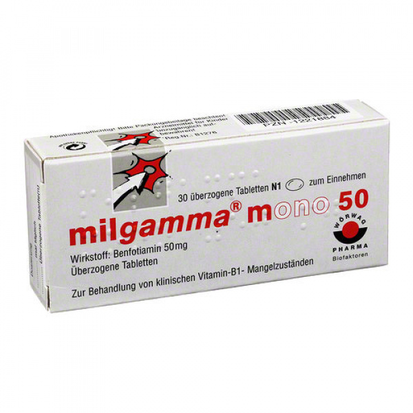 Milgamma mono 50 überzogene confezione da 30 compresse