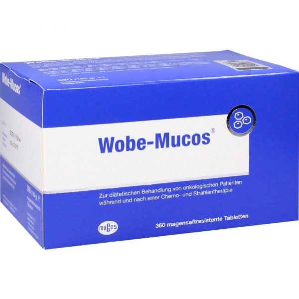 WOBE - MUCOS Compresse rivestite enteriche 360 pezzi