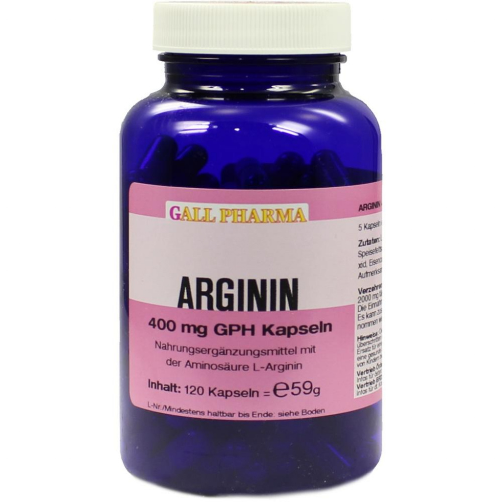 Arginin 400mg Gph 120 capsule Erbofarma farmaci, generici, omeopatici