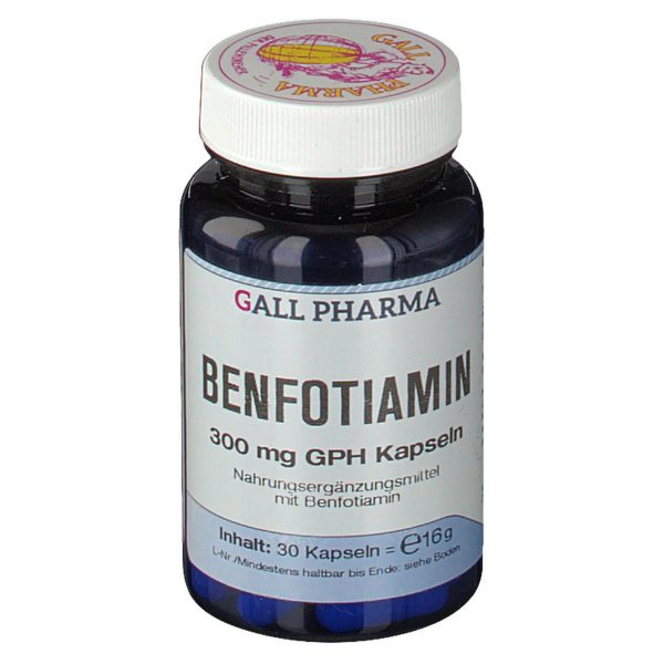 Benfotiamin (Benfotiamina) 300 mg 30 capsule