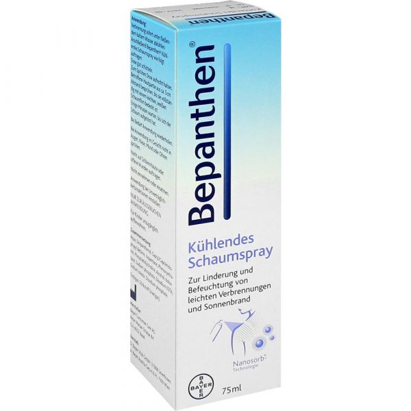 Bepanthen spray a schiuma rinfrescante 75 ml