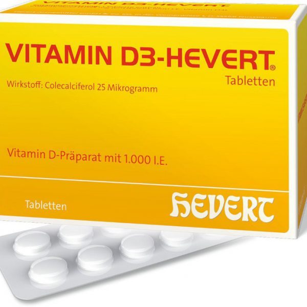 VITAMIN D 3 HEVERT  200 stk  (VITAMINA D 3 HEVERT 200 pz)