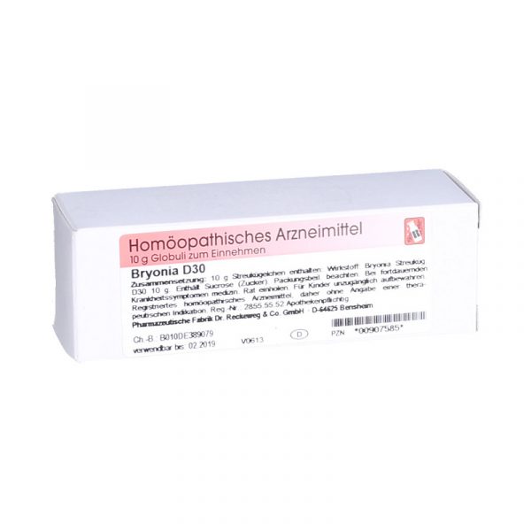 Bryonia D30 globuli confezione da 10gr