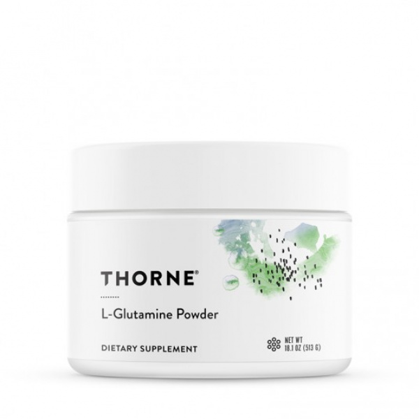 L-Glutamine Powder L-Glutammina polvere Thorne confezione da 513 g