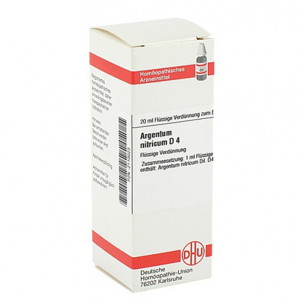 Argentum Nitricum D4 confezione da 20ml