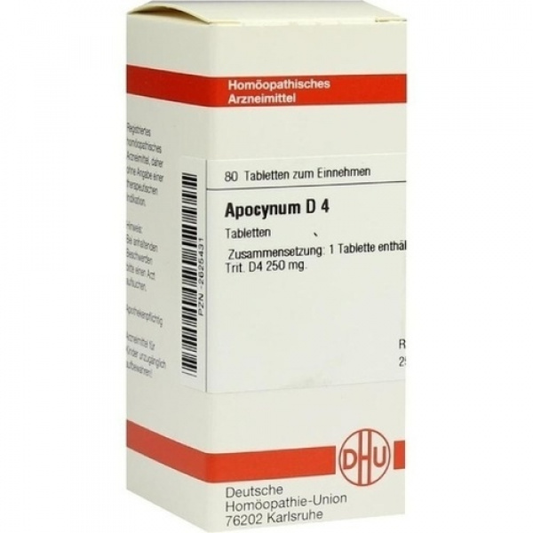 Apocynum D4 confezione da 80 compresse