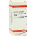 Acidum Sulfuricum D10 confezione da 80 compresse