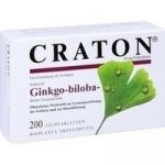 Craton Ginkgo-Biloba confezione da 200 compresse rivestite