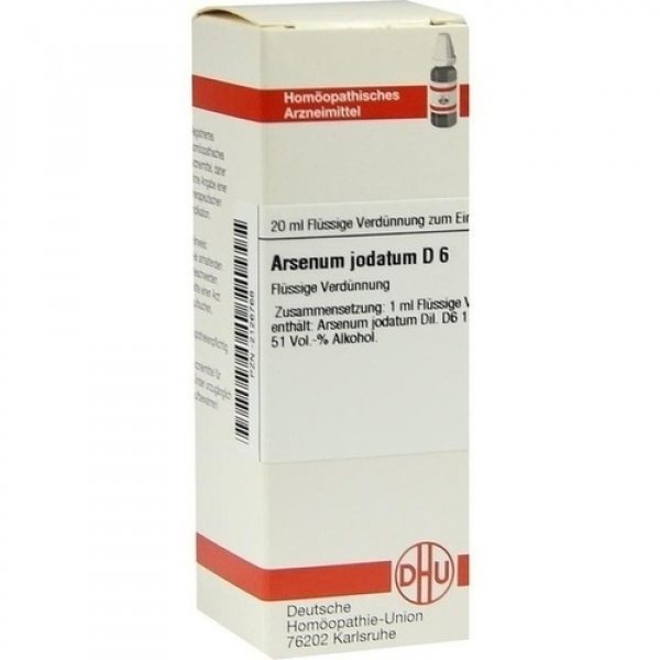Arsenum Jodatum D6 confezione da 20ml