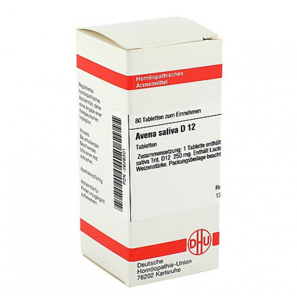 Avena Sativa D12 confezione da 80 compresse