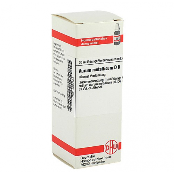 Aurum Metallicum D6 confezione da 20ml