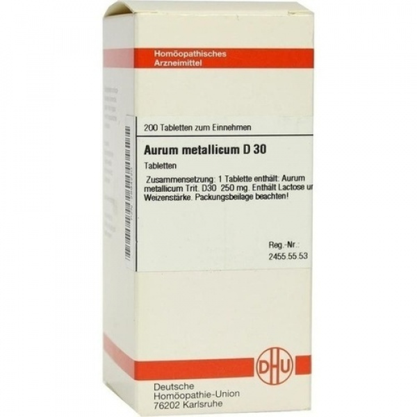 Aurum Metallicum D30 confezione da 200 compresse