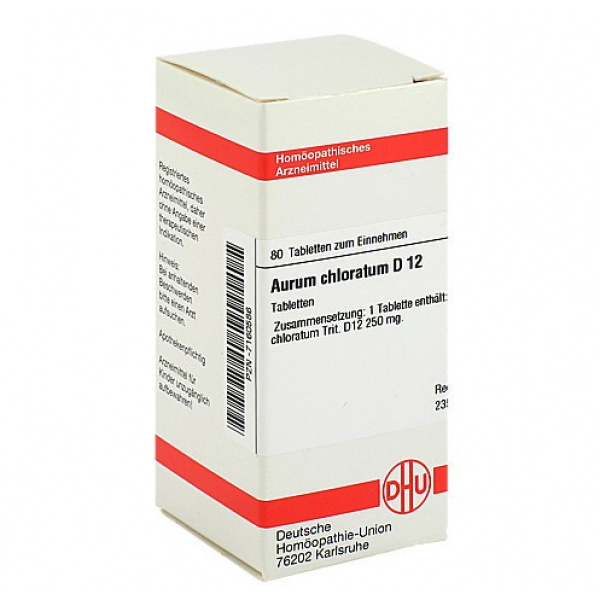 Aurum Chloratum D12 confezione da 80 compresse