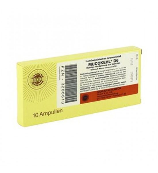 MUCOKEHL ATOX D6  confezione da 10 fiale