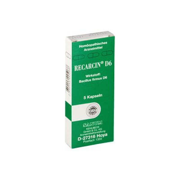 Capsule Recarcin® D6 / Bacillus firmus D6 capsule