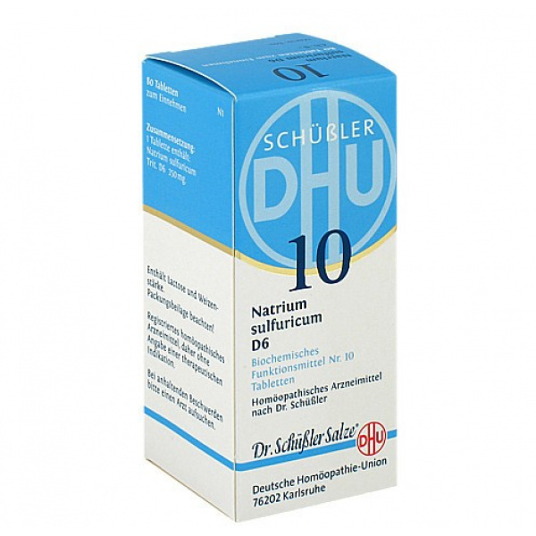 DHU 10 NATRIUM SULFURICUM D 6 - 80 CPS