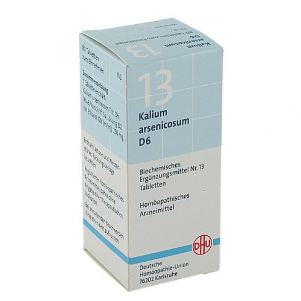 DHU 13 POTASSIO ARSENICOSO D6 – 80 CPS