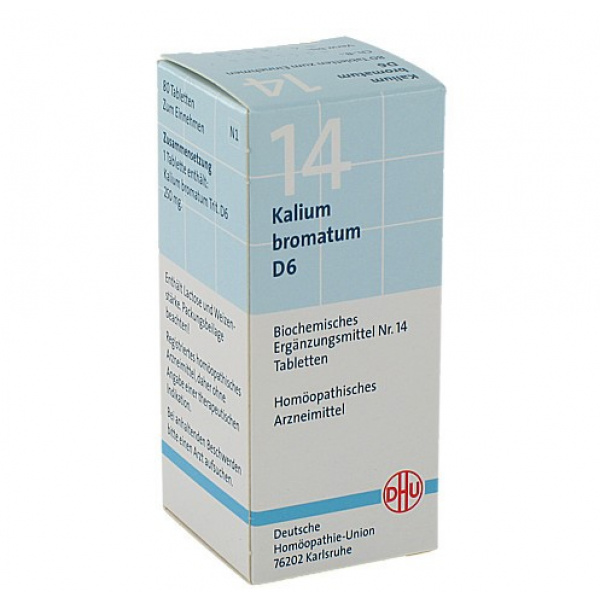 DHU 14 KALIUM BROMATUM D6 - 80 CPS