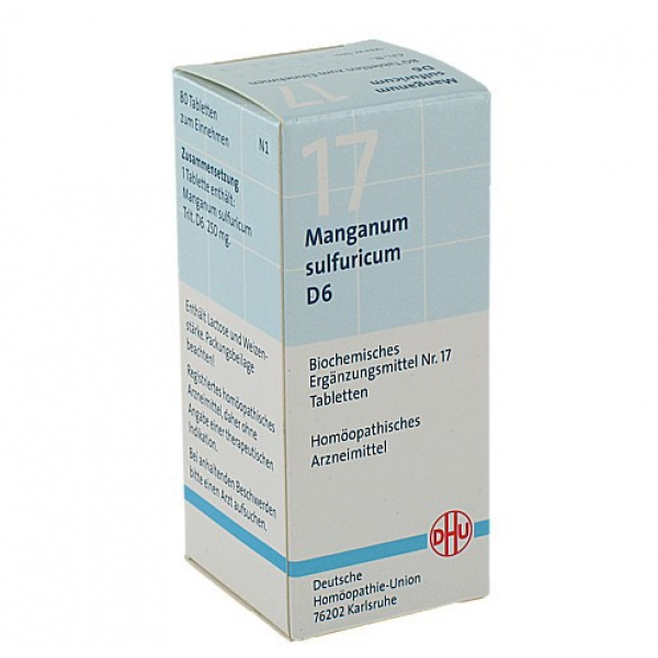 DHU 17 MANGANUM SULFURICUM D6 - 80 CPS
