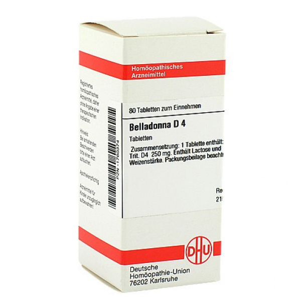 Belladonna D4 confezione da 80 compresse