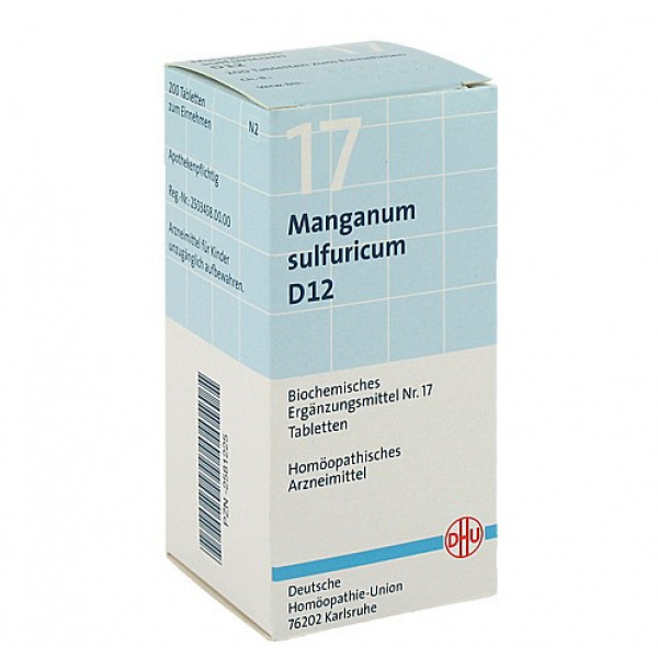 DHU 17 MANGANUM SULFURICUM D12 - 200 CPS