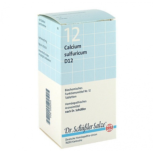 DHU 12 Calcium Sulfuricum D12 confezione da 420 compresse