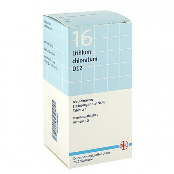 DHU 16 LITHIUM CHLORATRUM D12 - 420 CPS