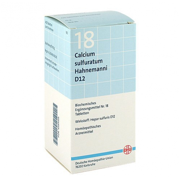 DHU 18 CALCIUM SULFURATUM D12 - 420 CPS