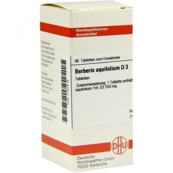Berberis Aquifolium D3 confezione da 80 compresse