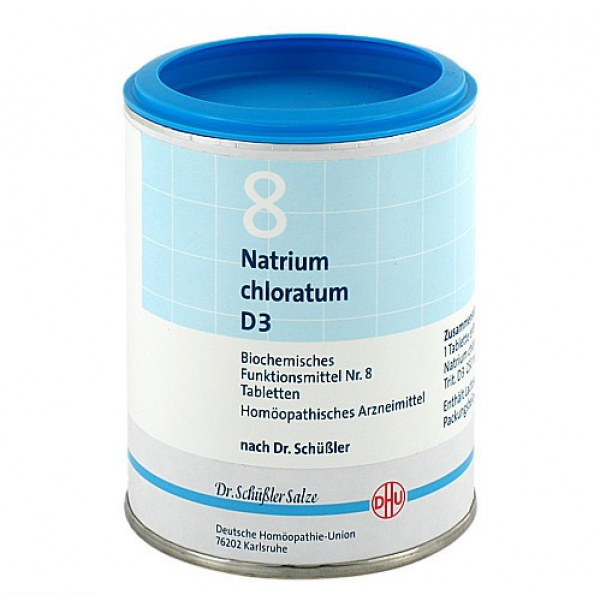 DHU 8 Natrium Chloratum D3 confezione da 1000 compresse