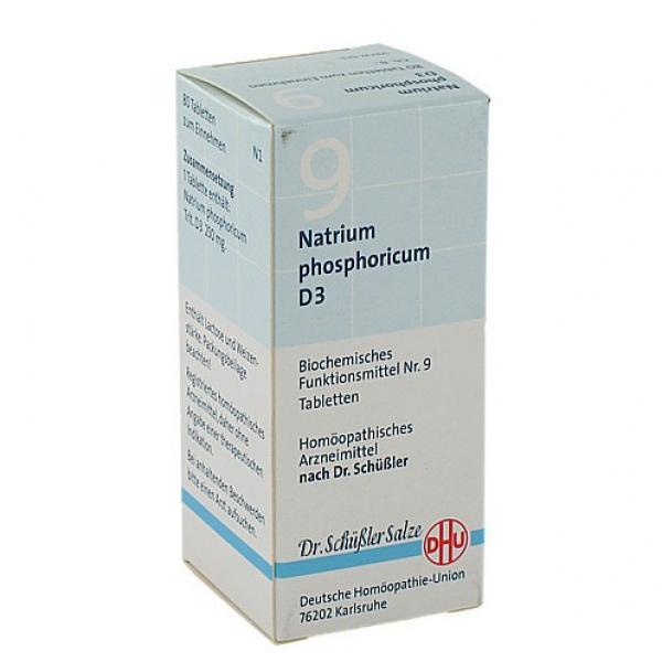 Dhu 9 Natrium Phosphoricum D3 confezione da 80 compresse