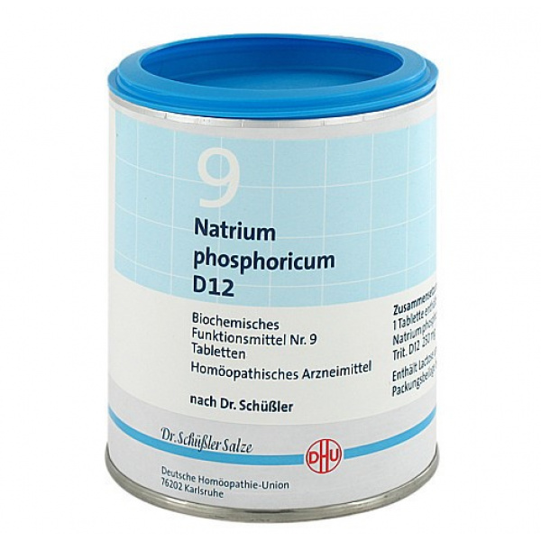 Dhu 9 Natrium Phosphoricum D12 confezione da 900 compresse