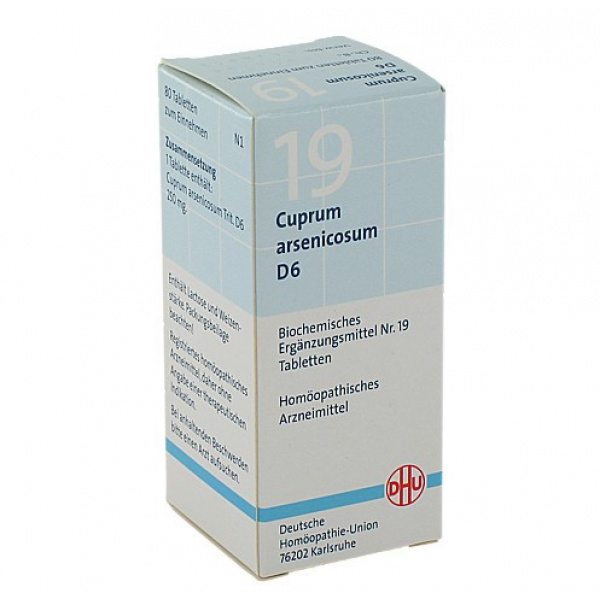 DHU 19 CUPRUM ARSENICOSUM D6 – 80 CPS