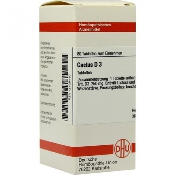 Cactus D3 confezione da 80 compresse