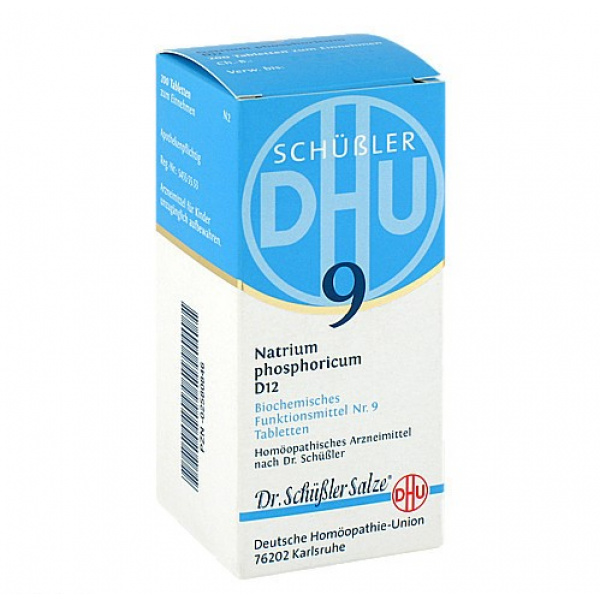 Dhu 9 Natrium Phosphoricum D12 confezione da 200 compresse