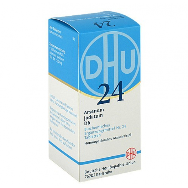DHU 24 ARSENUM JODATUM D6 – 200 CPS