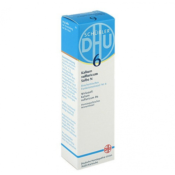 DHU 6 Kalium Sulfuricum N D4 pomata confezione da 50gr