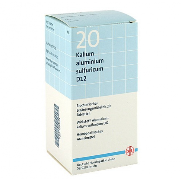 DHU 20 KALIUM ALUMINIUM SULFURICUM D12 - 420 CPS
