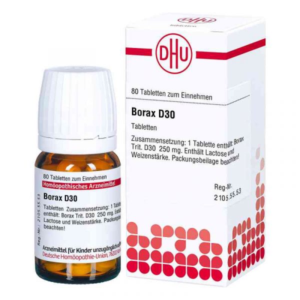 Borax D30 confezione da 80 compresse