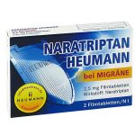 Naratriptan Heumann 2.5mg emicrania confezione da 2 compresse