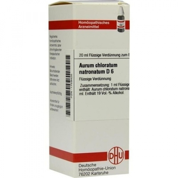 AURUM CHLORATUM NATRONATUM D 6 confezione da 20ml